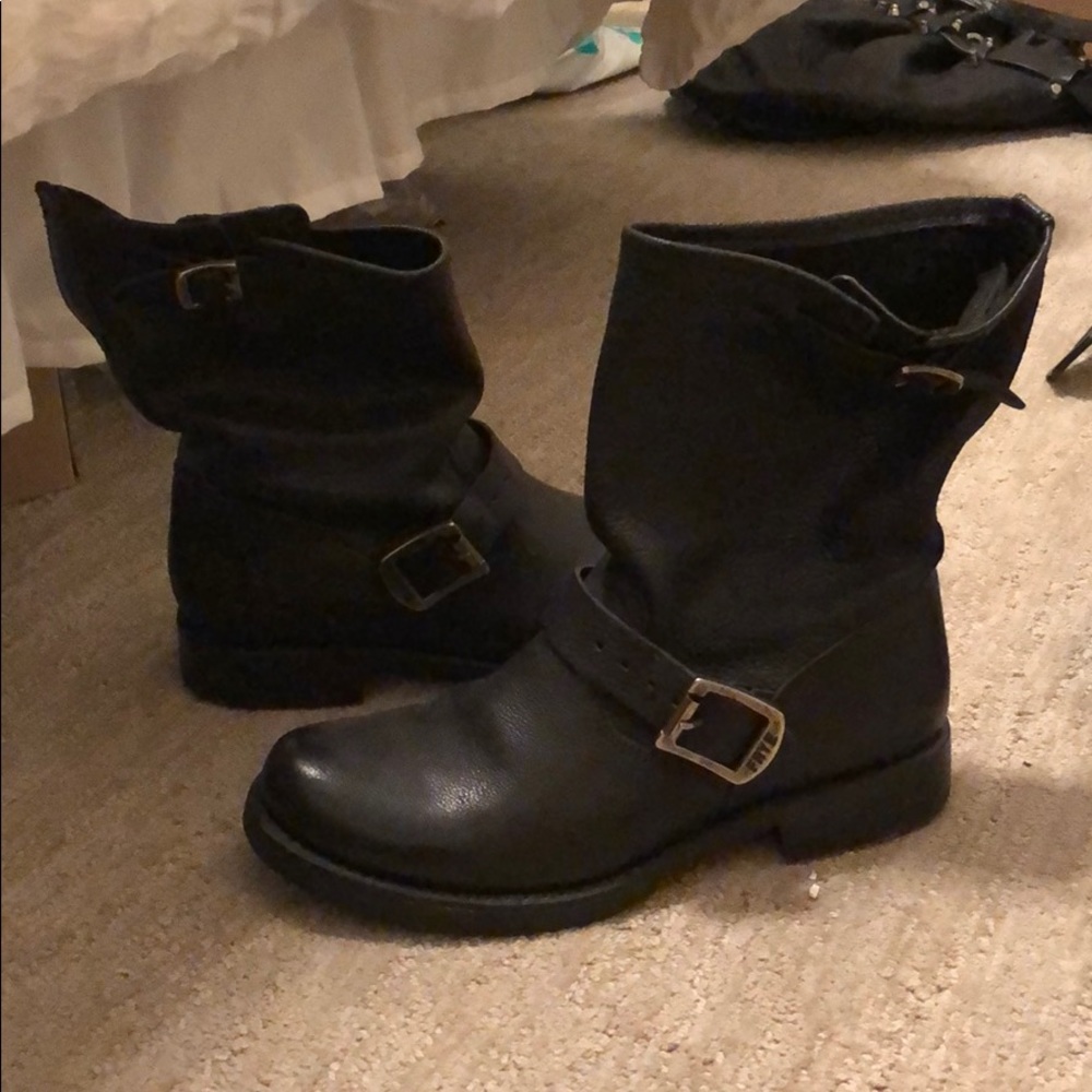 Frye combat boots